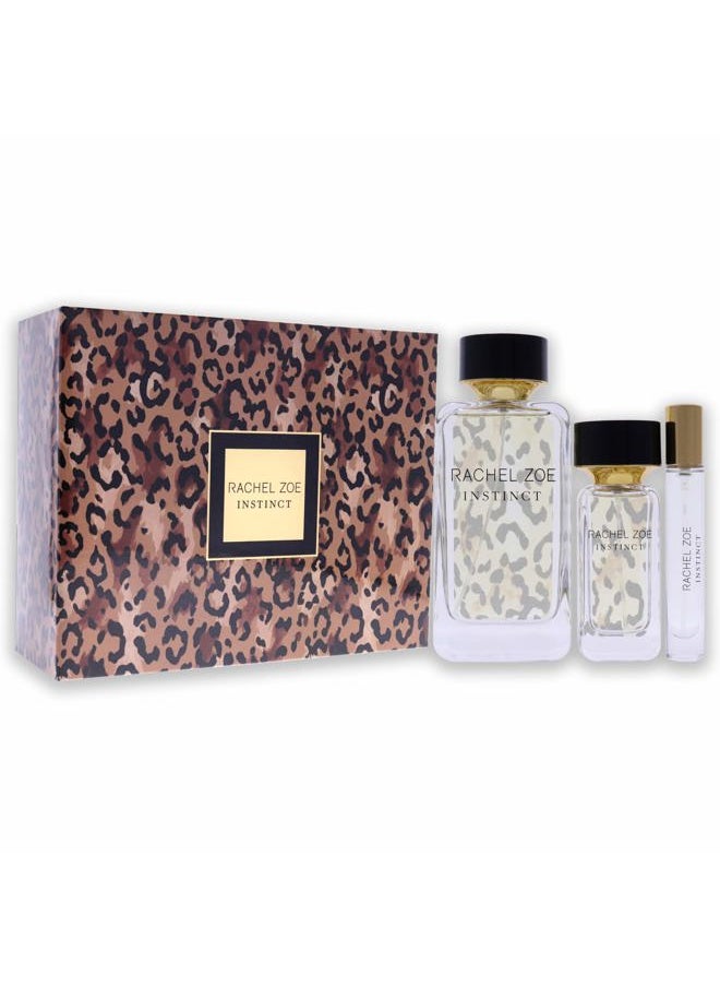 RACHEL ZOE - Instinct Gift Set - Women's Perfume, Eau de Parfum Sprays - Floral Musk - 3 pc - Image 1