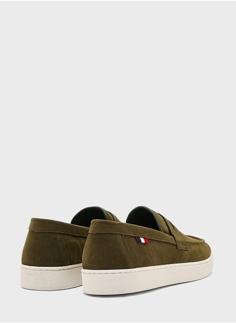 Robert Wood Faux Suede Casual Slip Ons