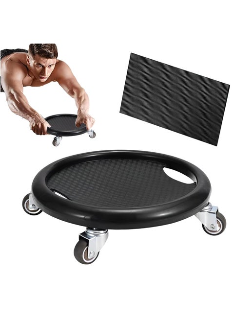 Coaster Abdominal Trainer Ab Workout Equipment Exercise Wheels for Abdominal and Core Strength Training