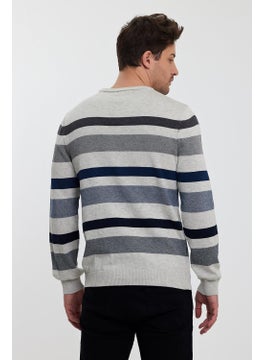 Alexander Gardi Crew Neck Striped Men's SWEATER(E23-6712)  - Image 3