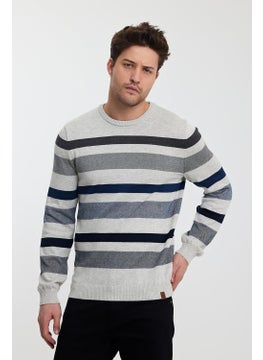 Alexander Gardi Crew Neck Striped Men's SWEATER(E23-6712)  - Image 4