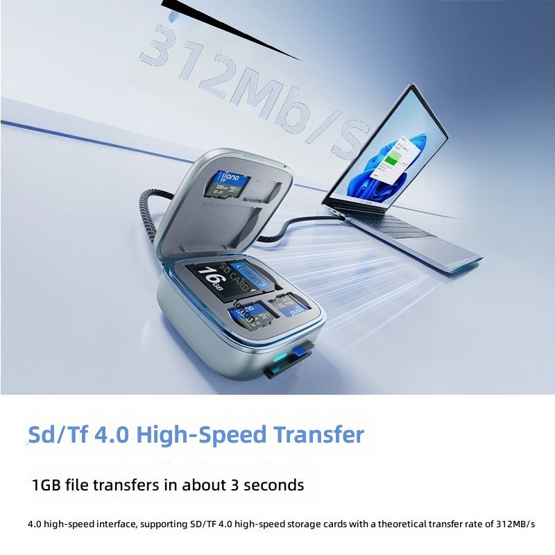 Llano MINI Pocket Card Reader 4.0 - Portable, Fast Transfer & Storage All-in-One - Image 5