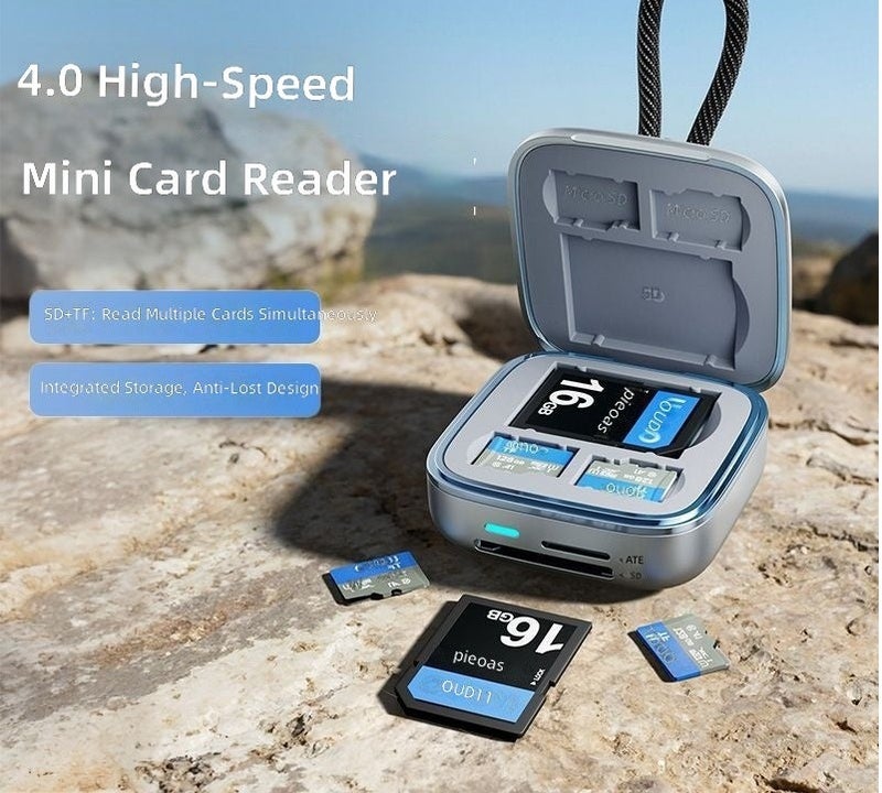 Llano MINI Pocket Card Reader 4.0 - Portable, Fast Transfer & Storage All-in-One - Image 2