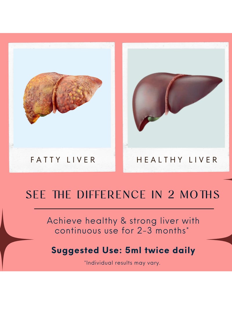 BLISS OF EARTH Liver & Kidney Cleanse LIquid Supplement, Natural Liver & Kidney Sugar Free Detox Syrup 200ml Each  - Image 5