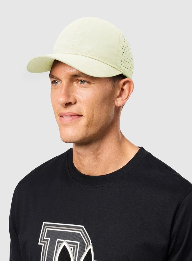 Taidor Quick Dry Baseball Cap Curved Brim Hat Laser Cut Mesh-Back Cap Beige M - Image 2