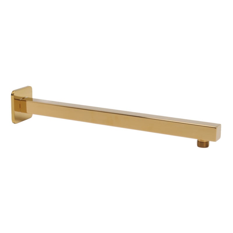 Brushed Gold Wall Mounted Shower Arm: 304 Stainless Steel Integrated Thickened Structure - No Leakage Easy Install for Bathroom Shower Setups - Image 3