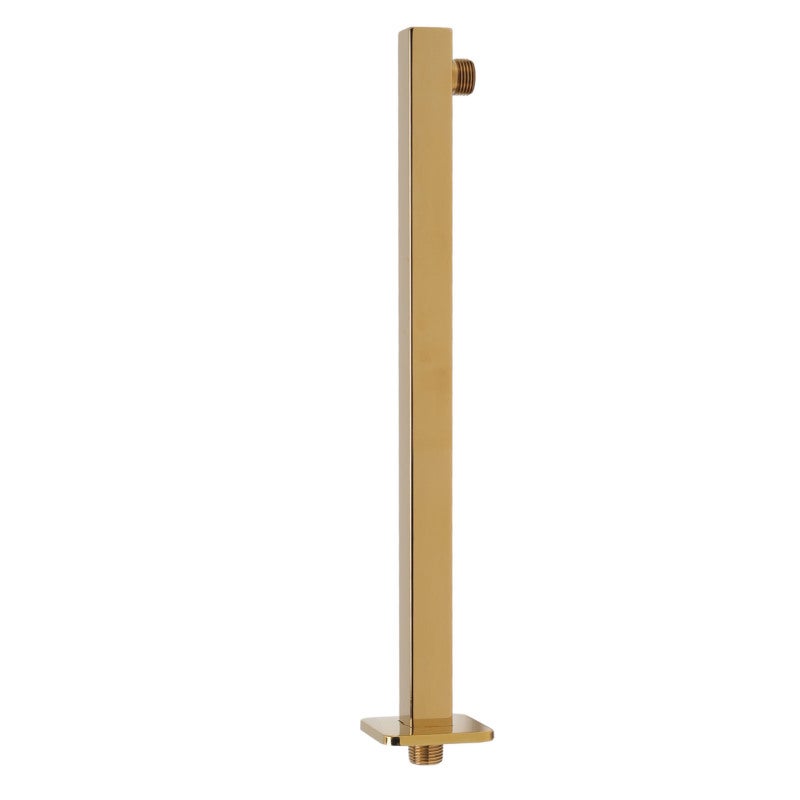 Brushed Gold Wall Mounted Shower Arm: 304 Stainless Steel Integrated Thickened Structure - No Leakage Easy Install for Bathroom Shower Setups - Image 4