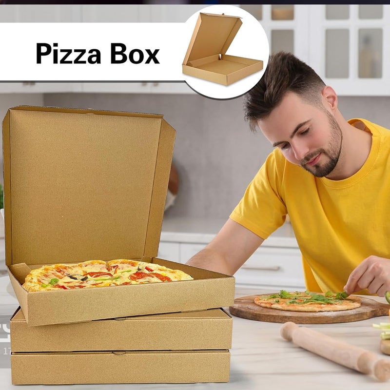 KEEPARTY 8 PCS 16x16x2 Inch Pizza Boxes Corrugated Box For Pizzas - Image 5