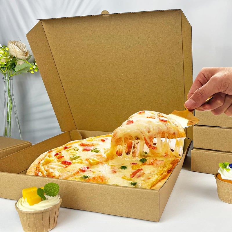 KEEPARTY 8 PCS 16x16x2 Inch Pizza Boxes Corrugated Box For Pizzas - Image 4