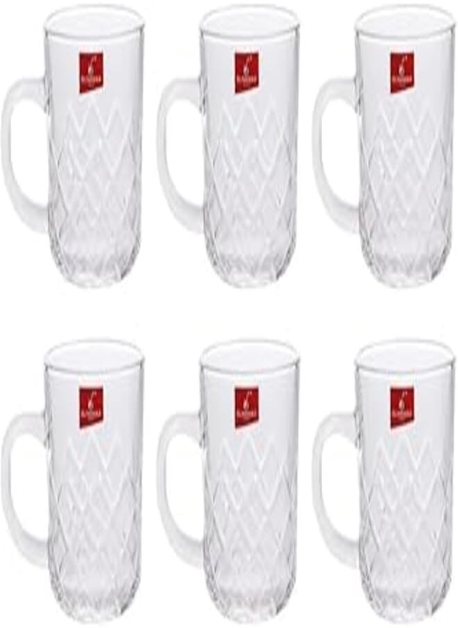 Blinkmax Blink Max brand cup set, pure glass, set of 6 pieces, code: B04-1 