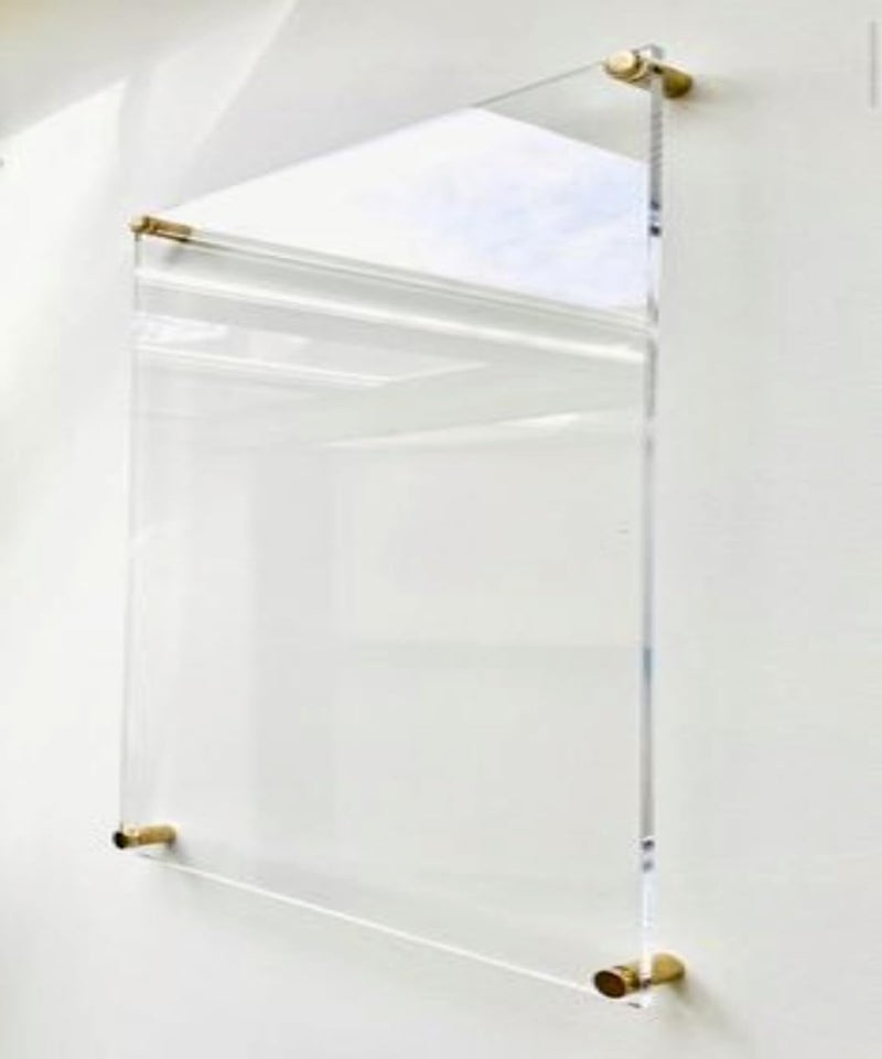 NEILL® Acrylic Sandwich Display Sheet Board Size - 13"x18", Transparent/Clear, Pack of 1 Pc, for Ads/Posters/Pictures/Information/Illustration/Hospitality/Home Decor - Image 2