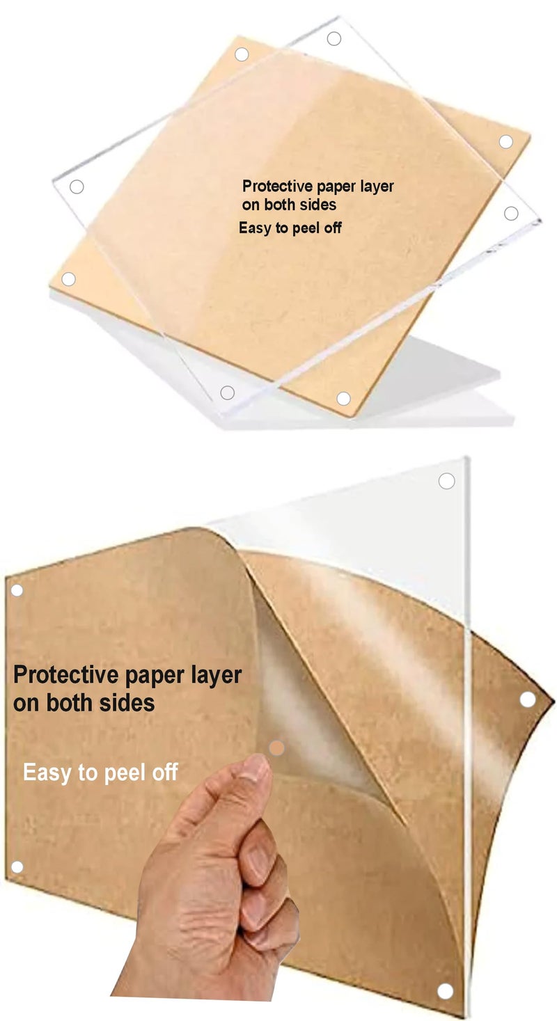 NEILL® Acrylic Sandwich Display Sheet Board Size - 13"x18", Transparent/Clear, Pack of 1 Pc, for Ads/Posters/Pictures/Information/Illustration/Hospitality/Home Decor - Image 5