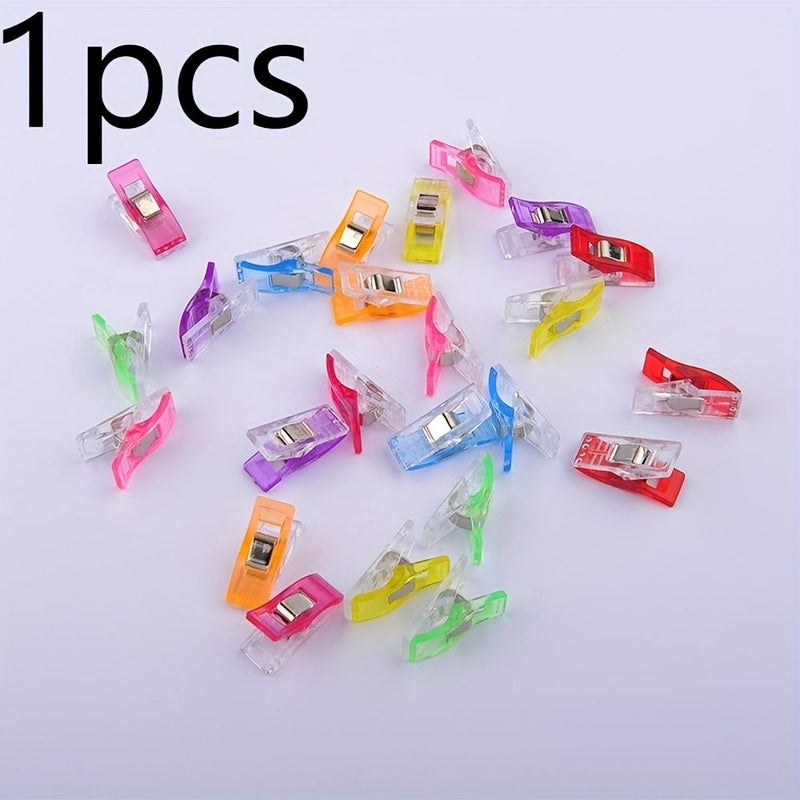Colorful 1pc Sewing Quilt Binding Clip Plastic Craft Bag Fashion Gift - Image 1
