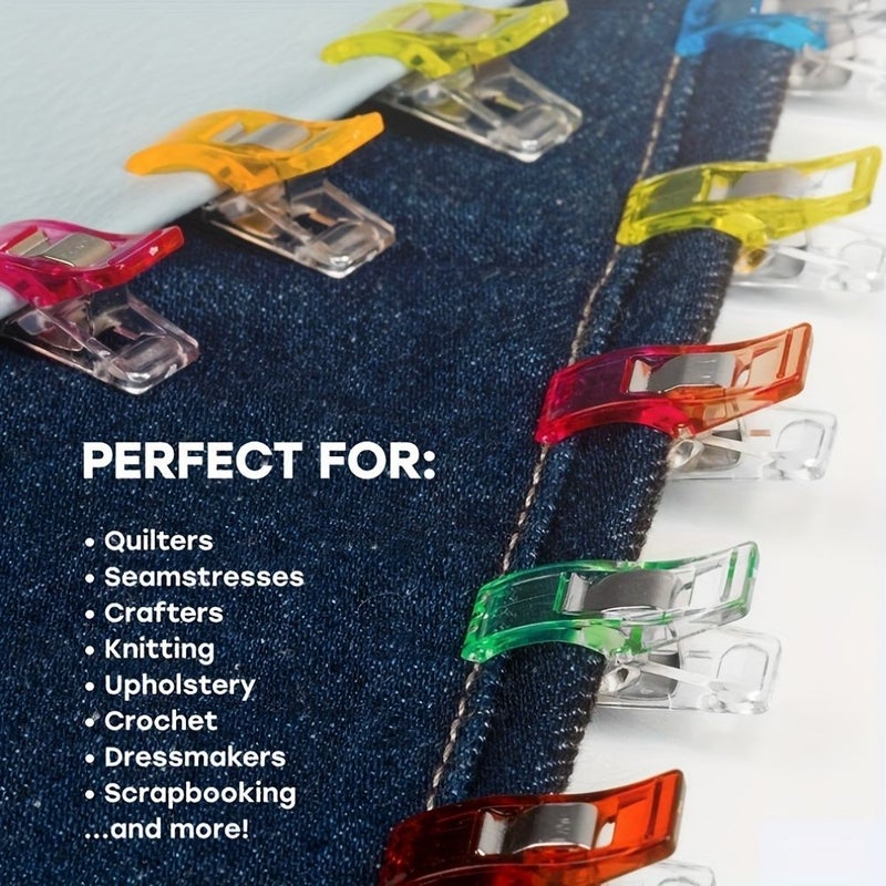 Colorful 1pc Sewing Quilt Binding Clip Plastic Craft Bag Fashion Gift - Image 3