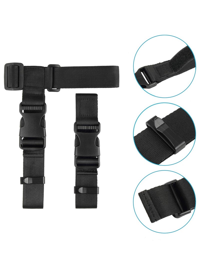 Generic - Luggage Connector Straps, Add a Bag Suitcase Strap Belt, Luggage Clip Link, Multi Adjustable Travel Attachment Accessories for carry-on Bag Stacker - Image 1