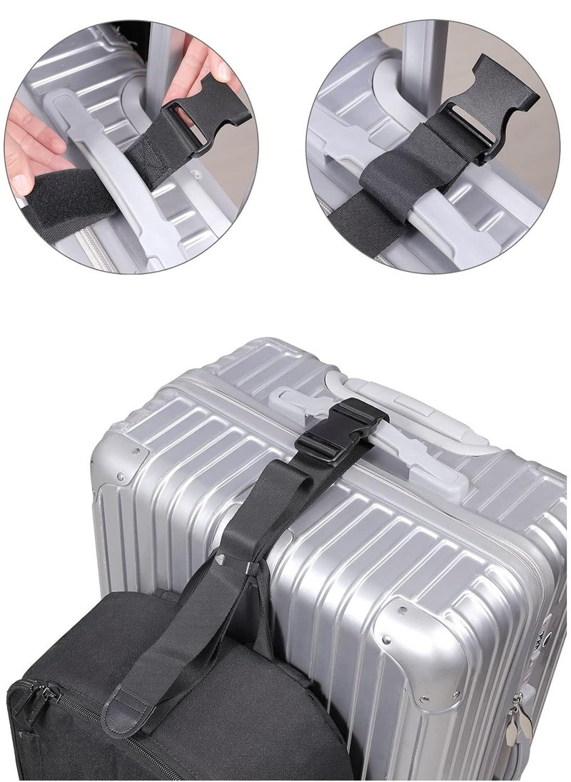 Generic - Luggage Connector Straps, Add a Bag Suitcase Strap Belt, Luggage Clip Link, Multi Adjustable Travel Attachment Accessories for carry-on Bag Stacker - Image 1