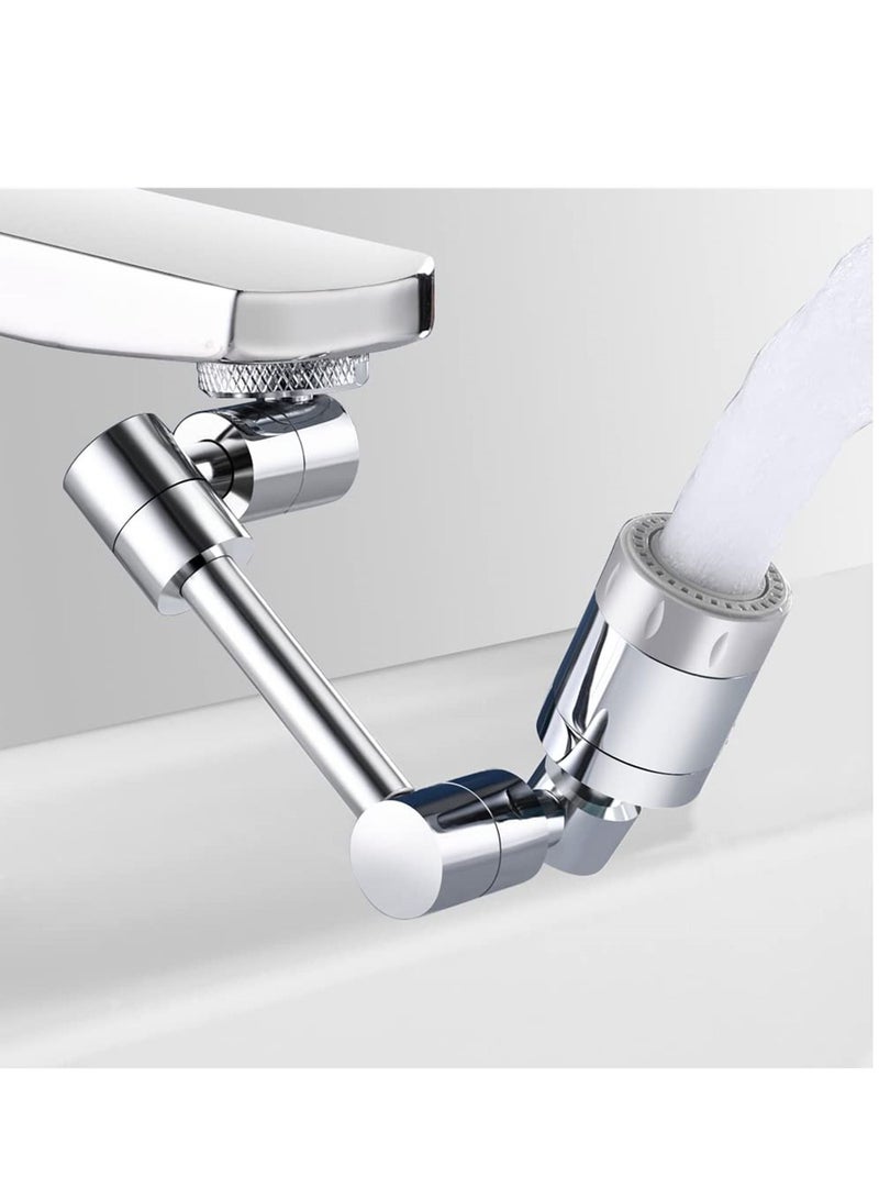 1800° Large Angle Swivel Faucet Aerator, Durable Splash Resistant Faucet Extender, Two Water Saving Faucet Aerators for Bathroom Sink, Kitchen Sink (24 mm) - Image 5