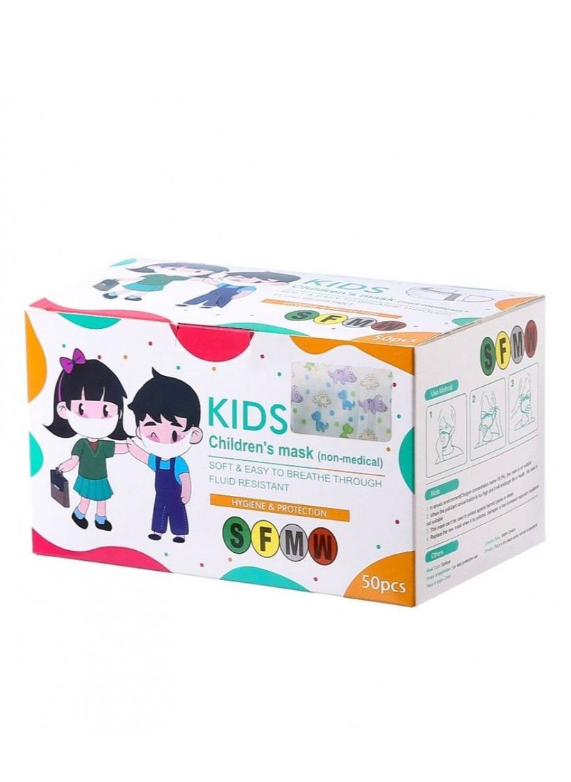 SFMW 50-Piece Separate Envelope  Kids Face Mask  - Image 4