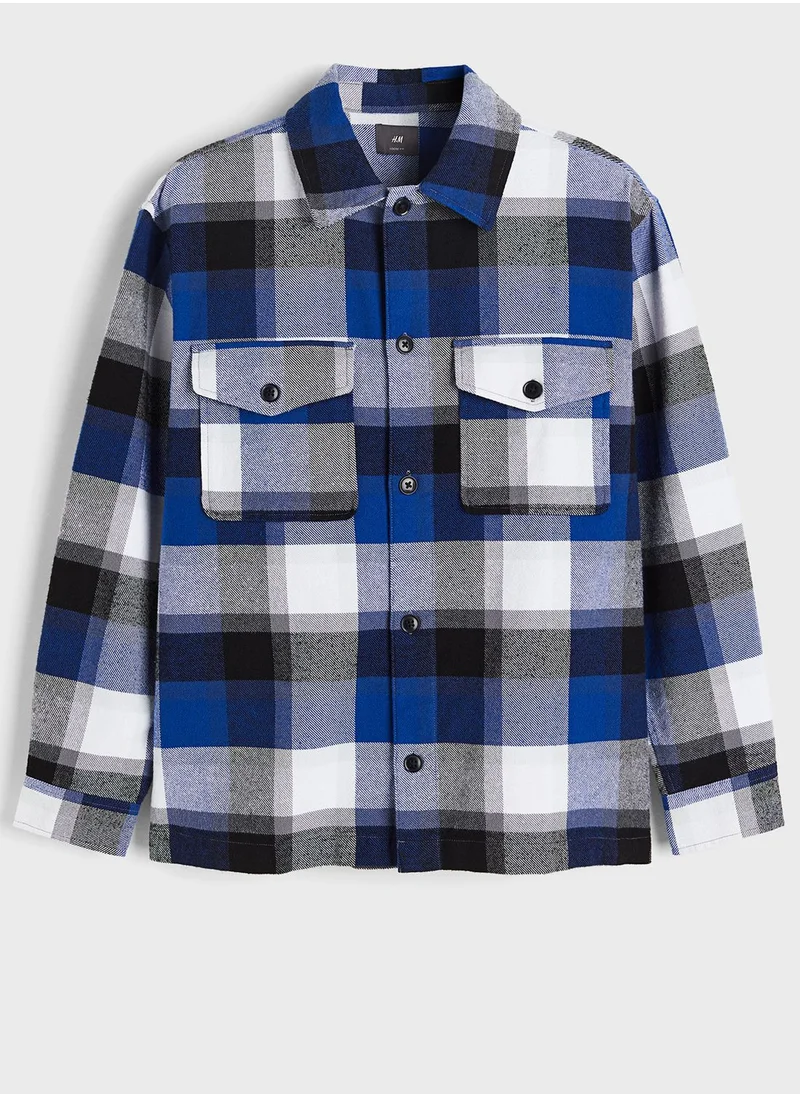 اتش اند ام Checked Button Down Shirt