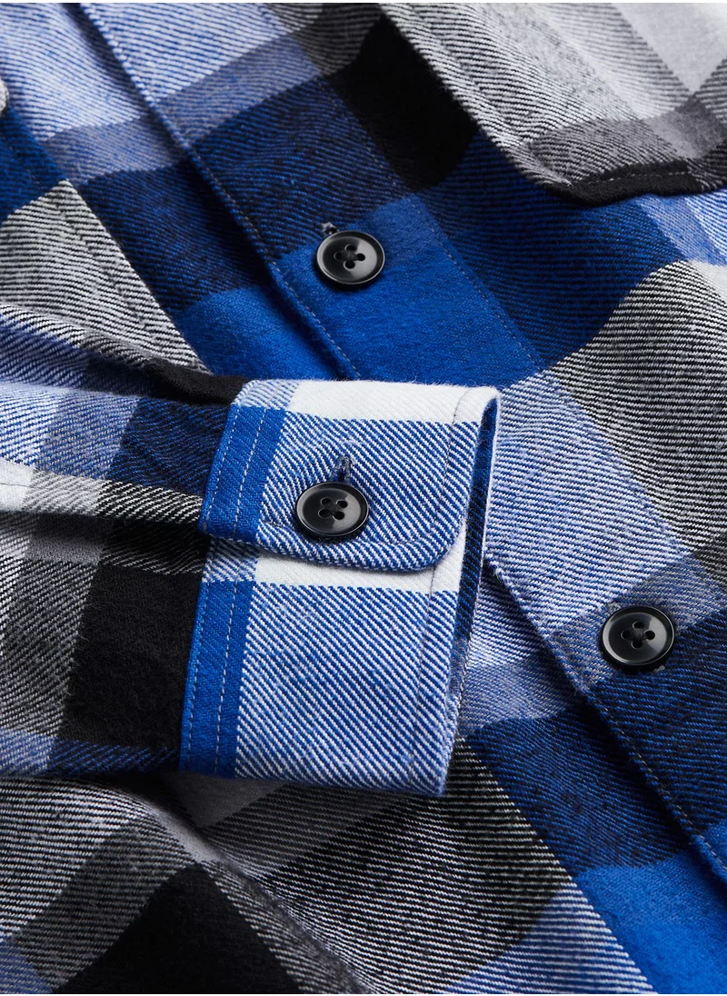 اتش اند ام Checked Button Down Shirt