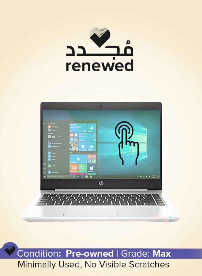 HP Renewed -Probook 640G7 Laptop With Full HD 14-Inch Display/Touch Screen /Core i5-10210U/8GbRAM/256Gb SSD/Intel UHD graphics/Windows 10/ English-Arabic Silver English/Arabic Silver - Image 1