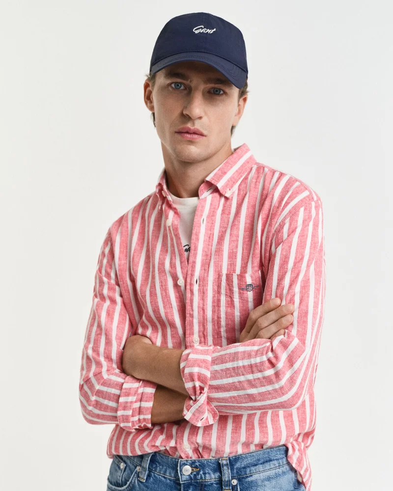 غانت Small Graphic Crinkled Cap