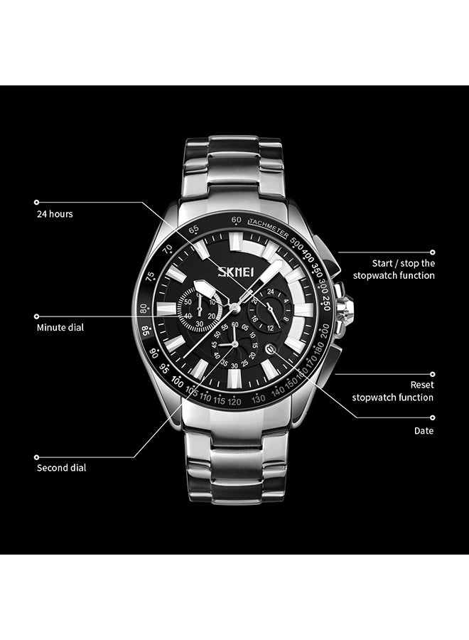 Men's Fashion Clock's Top Brand Luxury Quartz  Waterproof Watch 9167 - Image 3