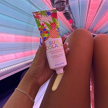 Onyx Suncolada Tanning Accelerator Sunbed Outdoor Lotion for Deep Tan Smooth StreakFree Finish Hydrating Sunbed Cream for Golden Skin LongLasting Tan Enhancer for Indoor Outdoor Use - Image 3