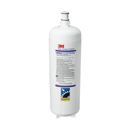 3M Aqua-Pure Water Filtration Products Replacement Cartridge for Commercial Ice Maker Machines HF60-S for High Flow Series ICE160-S & ICE260-S, Reduces Bacteria, Sediment, Chlorine Taste and Odor - Image 1