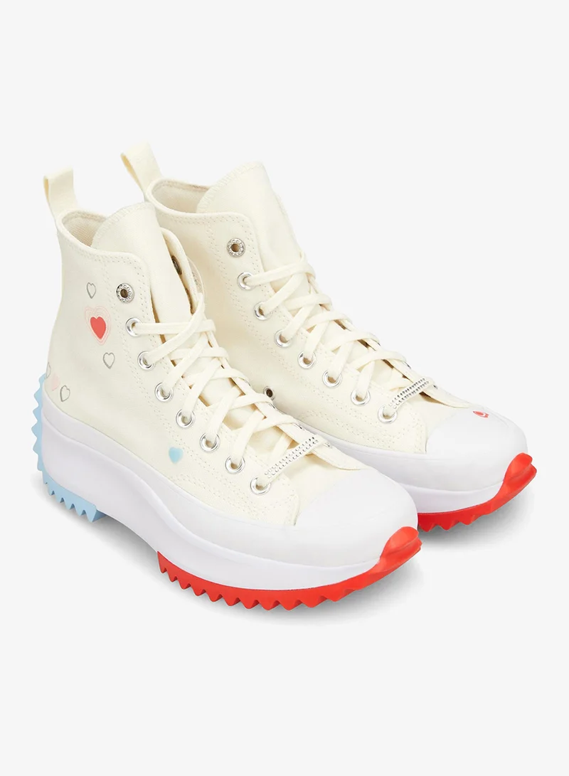 CONVERSE White Run Star Hike Platform Unisex Shoes for Women | Best Price UAE