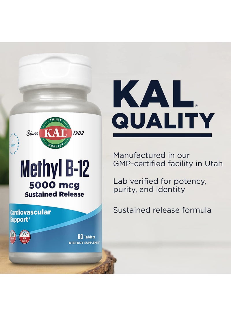 KAL B12 Timed Release 60 Tablets - Image 4