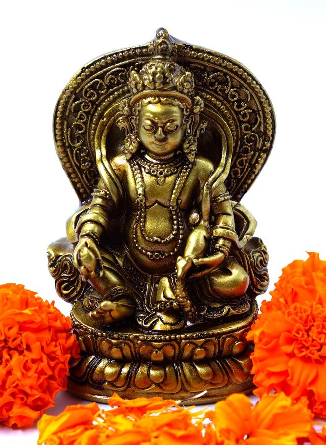 INARA Creation Kuber Idol Statue Murti for Home Vastu Puja Money Good Luck & Wealth - Image 1