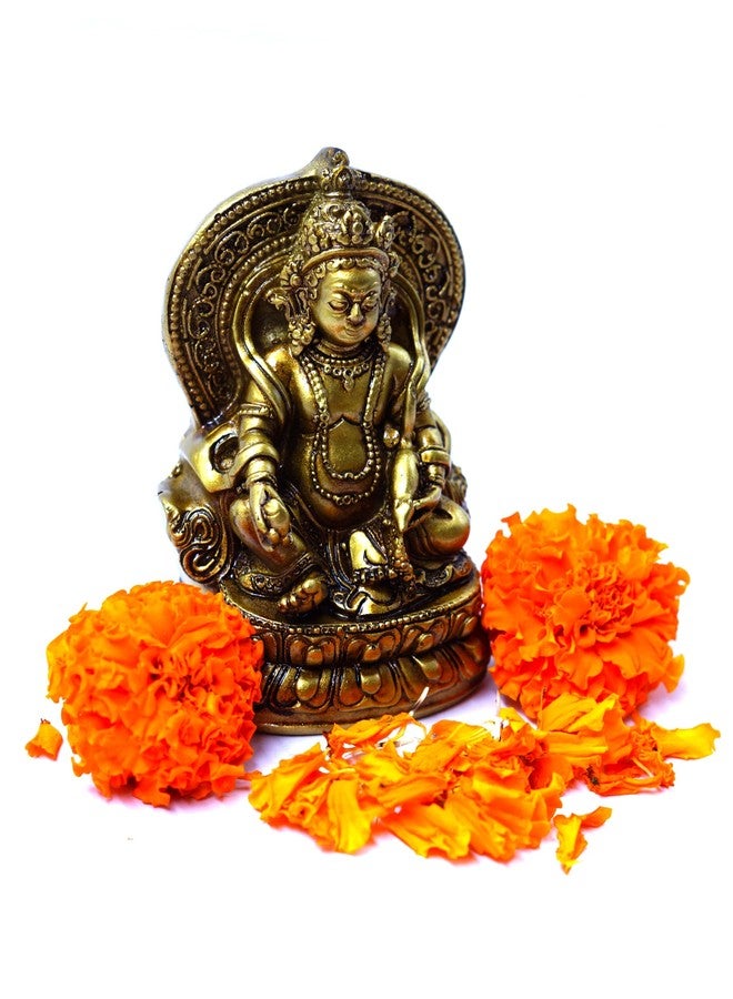 INARA Creation Kuber Idol Statue Murti for Home Vastu Puja Money Good Luck & Wealth - Image 2