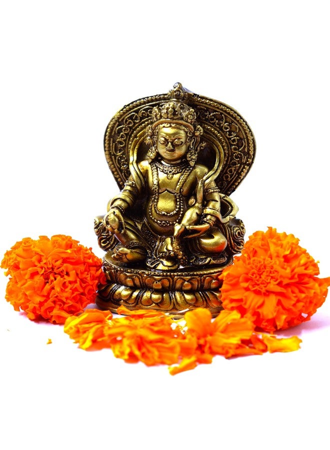 INARA Creation Kuber Idol Statue Murti for Home Vastu Puja Money Good Luck & Wealth - Image 4