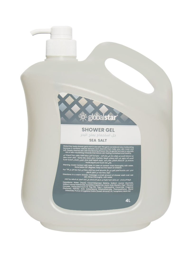 globalstar Sea Salt Shower Gel 4 Litres - Image 1