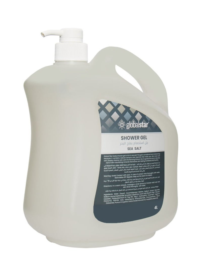 globalstar Sea Salt Shower Gel 4 Litres - Image 2