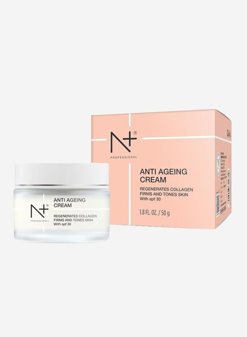 N Plus Professional Anti-Aging Cream – Peptide-Enriched Formula with Rosehip Oil, Niacinamide & Mulberry Extract, Boosts Collagen, Restores Elasticity & Enhances Skin Radiance, 50ml - Image 1