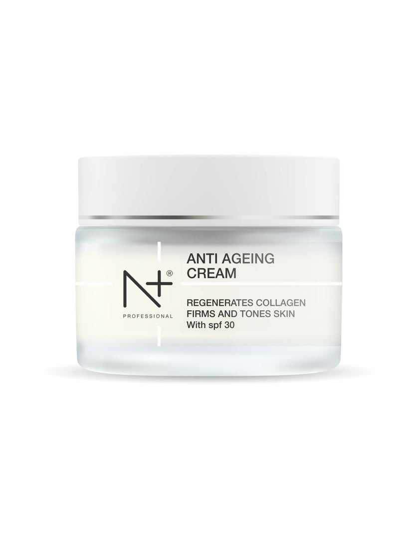 N Plus Professional Anti-Aging Cream – Peptide-Enriched Formula with Rosehip Oil, Niacinamide & Mulberry Extract, Boosts Collagen, Restores Elasticity & Enhances Skin Radiance, 50ml - Image 2