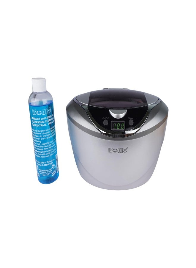 iSonic® Ultrasonic Jewelry Cleaner D2840 with Cleaning Solution Concentrate CSGJ01, 110V - Image 1