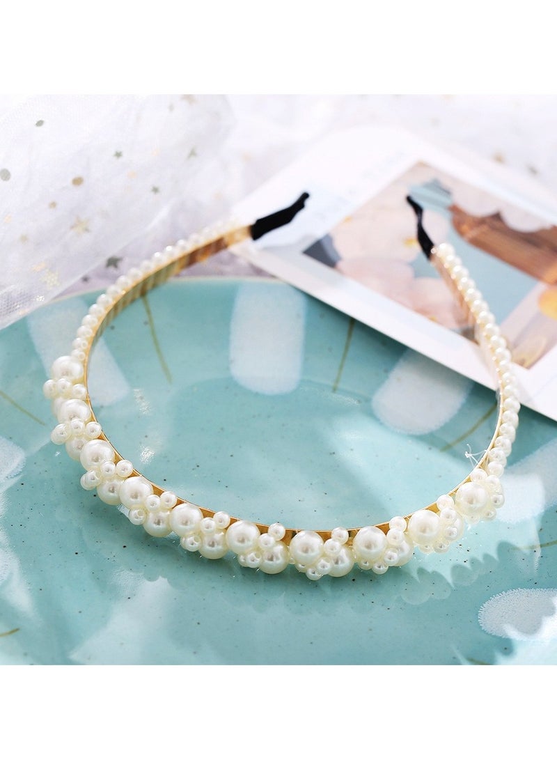 Loquat Small Niche Retro High-End Pearl Headband