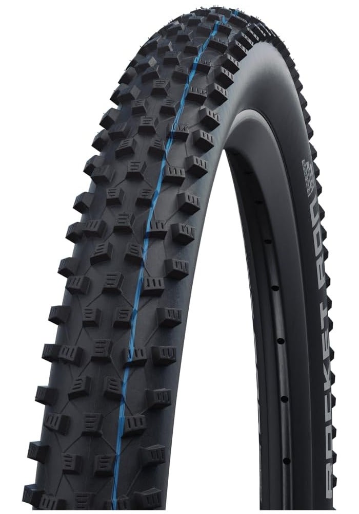 Schwalbe Rocket Ron Evo SuperRace Bicycle Tyre – Off-Road MTB Tire – Addix Compound – Lightweight Tread – Size 24 x 2.35 Inch– Black