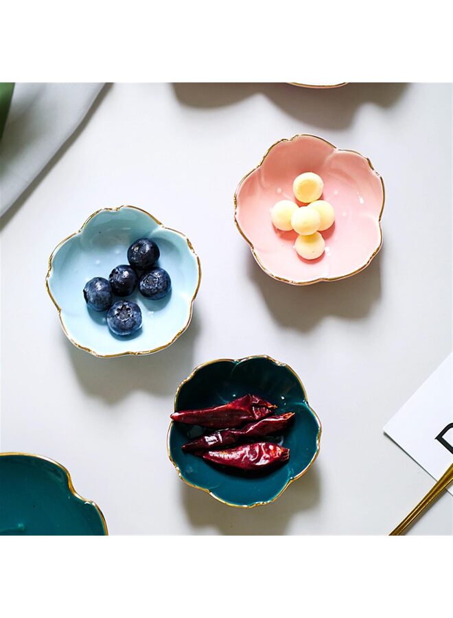 يُسلِّم قطع من أطباق صلصة الصويا على الطريقة اليابانية، طبق صلصة بورسلين، طبق توابل، وعاء غمس الصويا للسوشي، وعاء حلوى، أطباق مقبلات، طبق تقديم للمطبخ والمنزل - Image 4