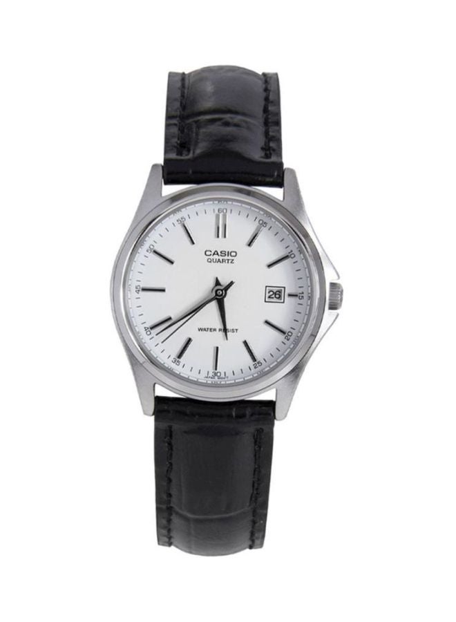 CASIO Women Leather Quartz Analog Watch LTP-1183E-7ADF - 29 mm - Black - Image 1