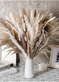 Beauenty 50pcs Dried Pampas Grass Bouquet – Bohemian Home Decor, Bunny Tails, and Rustic Charm for Weddings, Floral Arrangements, and Home Accents – Natural, Long-Lasting, and Versatile for Parties, Events,  - Image 1