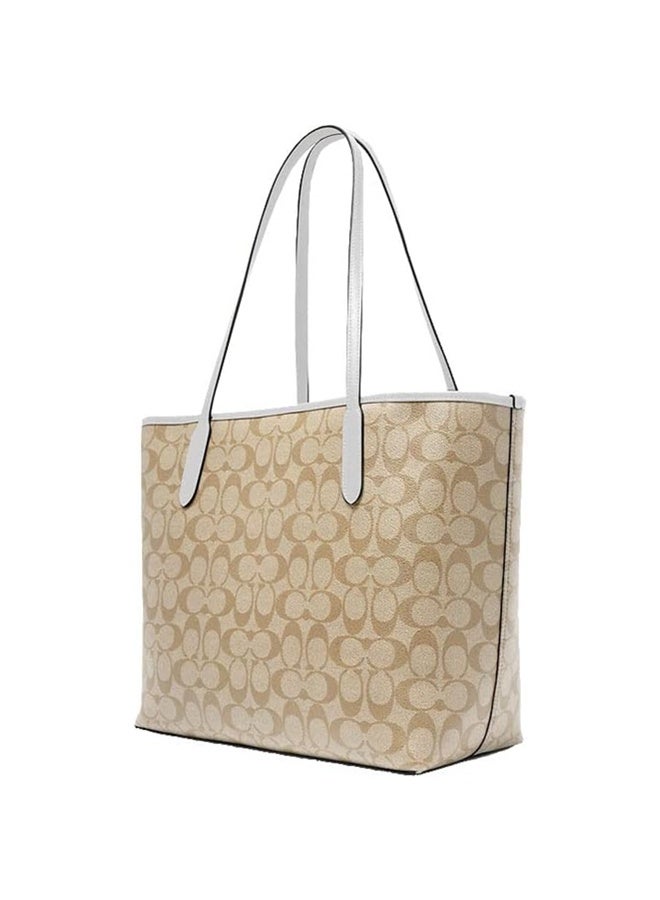 coachoutlet COACH City Tote Bag In Signature Canvas - Image 3