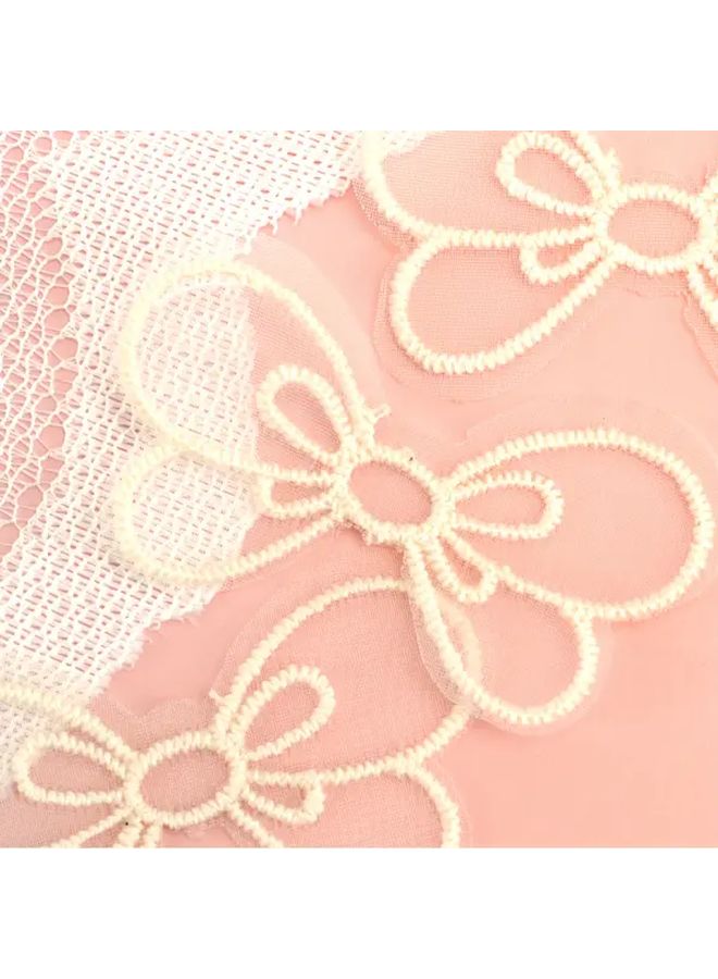 3 Pcs Vintage Butterfly Fabric Patches Beige Sew On Clothing Shoe Hat Decor - Image 5