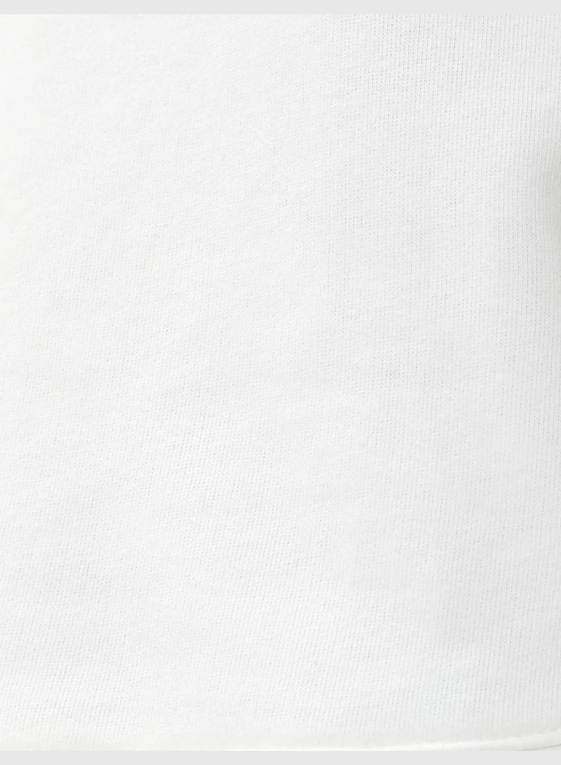 KOTON Sleeve Pocket Detail Sweatshirt Cotton Blended