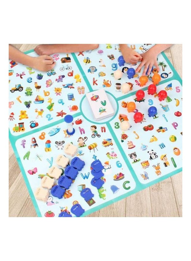 Children's Educational Memory Board Game - 60-Piece Concentration Training Toy with Animal/Fruit Cards, Double-Sided Game Board & Timer - for Cognitive Development, Memory Skills & STEM Learning Family Game  - Image 2
