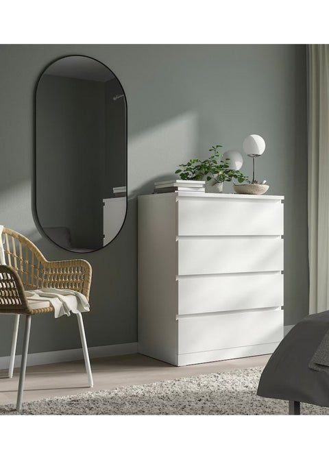 Chest of 4 drawers, white, 80x100 cm