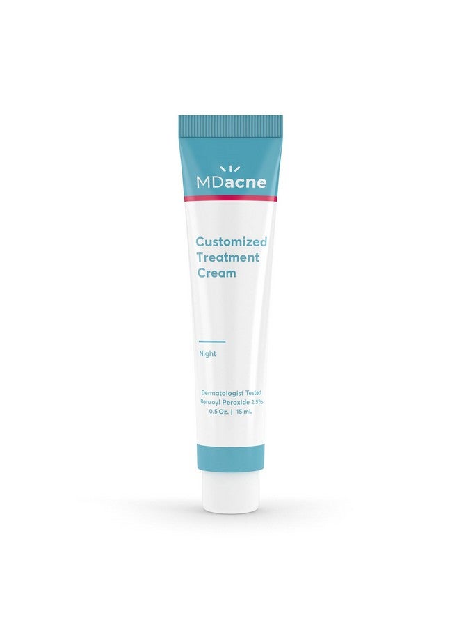 MDacne Acne Treatment Benzoyl Peroxide Cream 2.5% Unclogs Pores Reduces Blemishes & Enhanced With Plantbased Ingredients For Sensitive Skin - Image 1